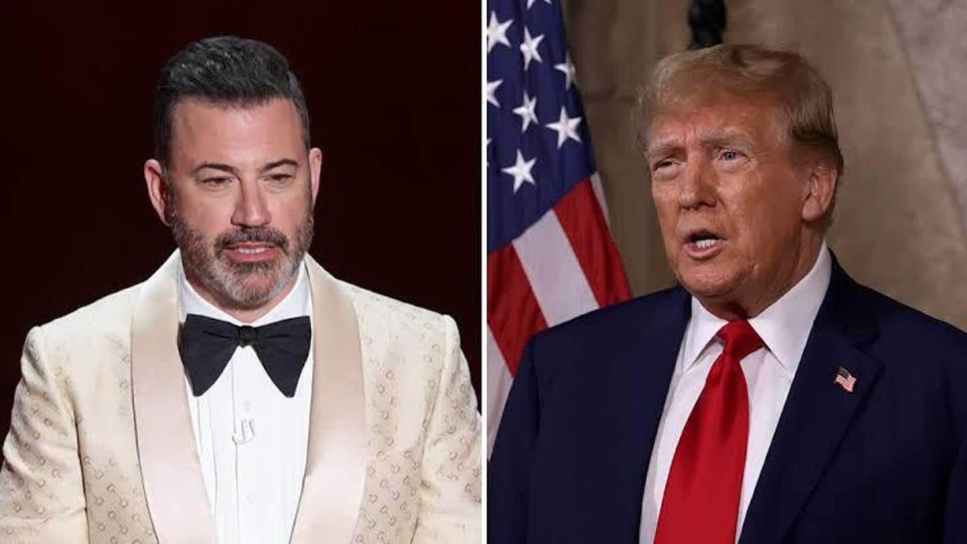 Jimmy Kimmel roasts Trump on 80th birthday with Epstein-themed card 