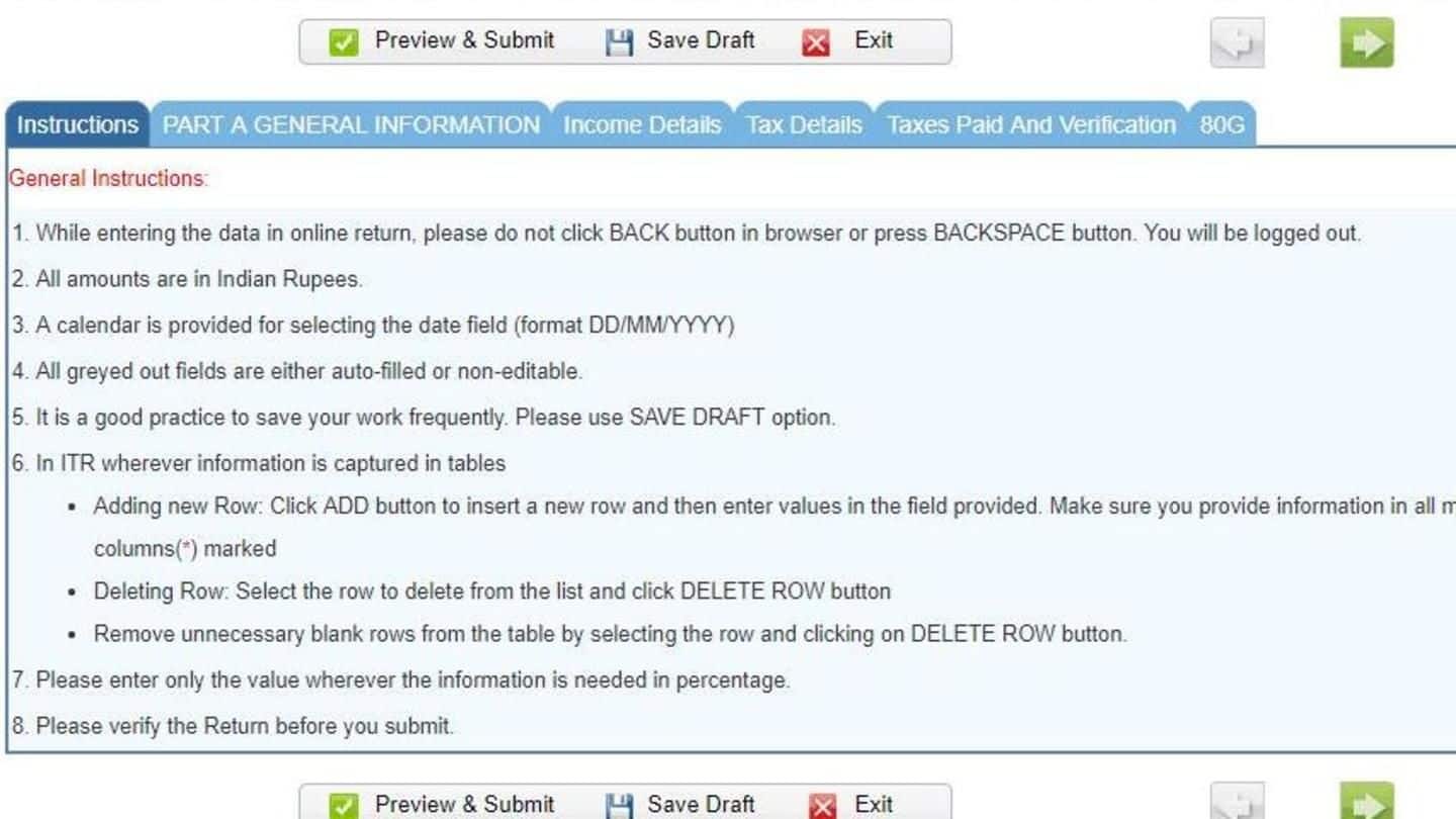 Step 3: All the details you need to enter Step 3: All the details you need to enter