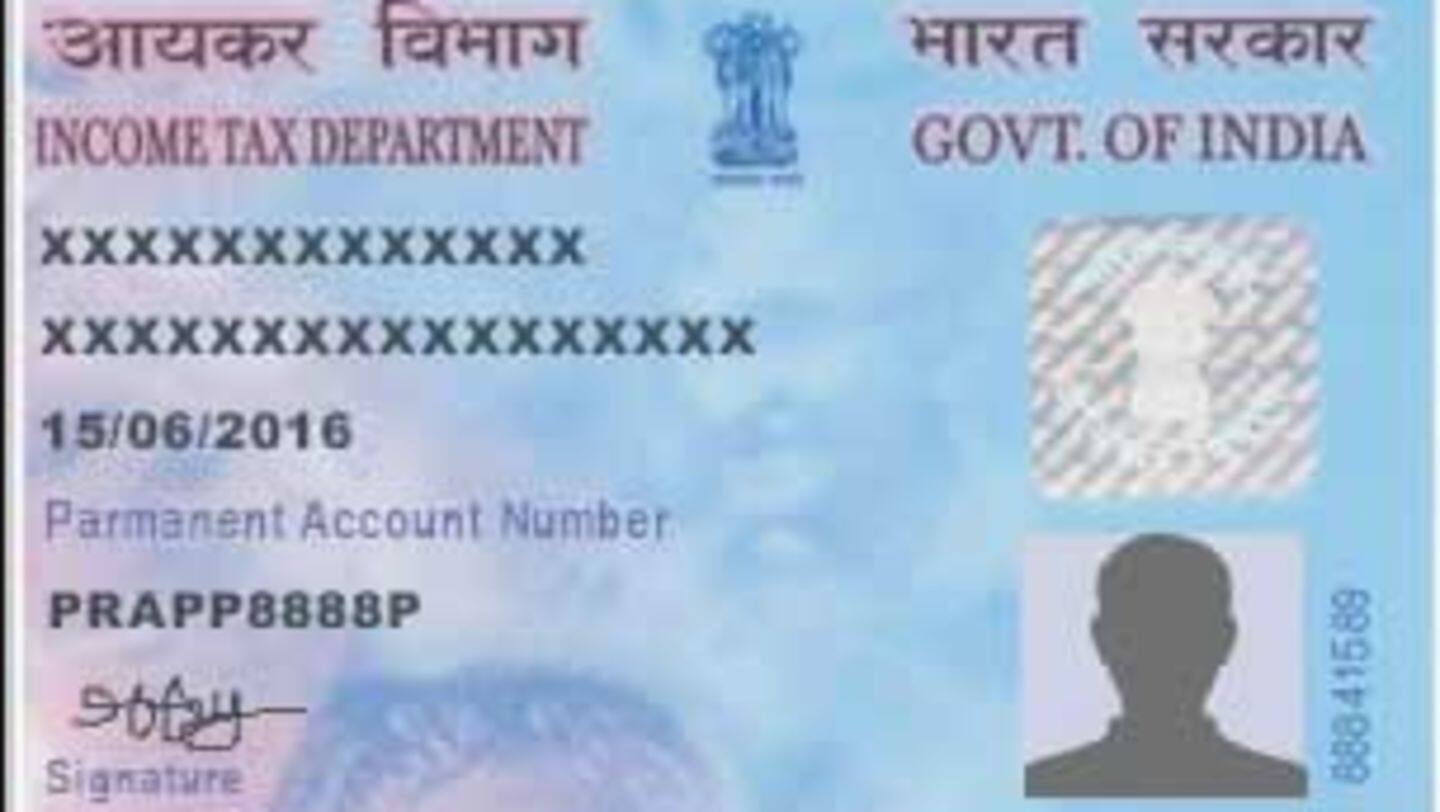 The first document you need is your PAN card The first document you need is your PAN card