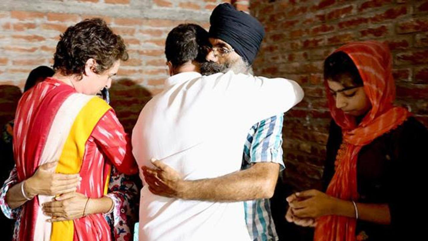 Gandhi was detained in similar fashion earlier this month Gandhi was detained in similar fashion earlier this month