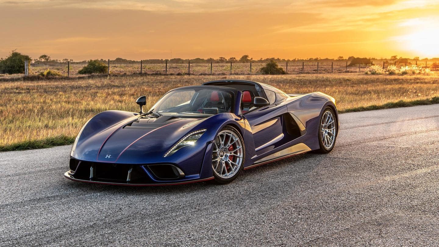 Limited-run Hennessey Venom F5 Roadster debuts with 1,817hp V8 engine