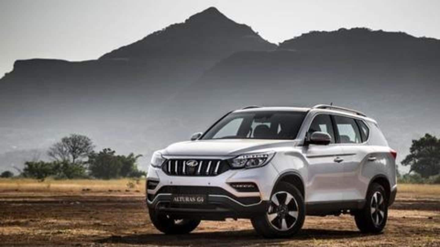 BS6 Mahindra Alturas G4 SUV launched at Rs. 28.69 lakh