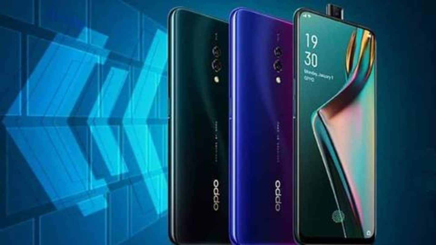 OPPO K3, with pop-up selfie camera, launched in India