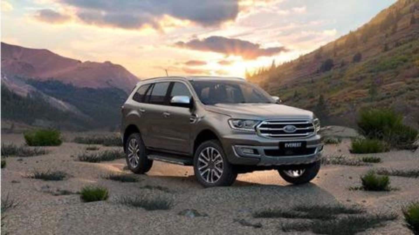 Ford Endeavour SUV available with Rs. 50,000 discount: Details here