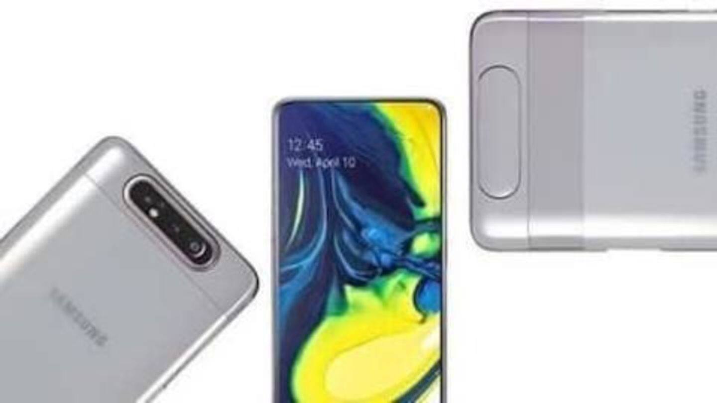 Samsung Galaxy A80: Likely to arrive on July 18 Samsung Galaxy A80: Likely to arrive on July 18