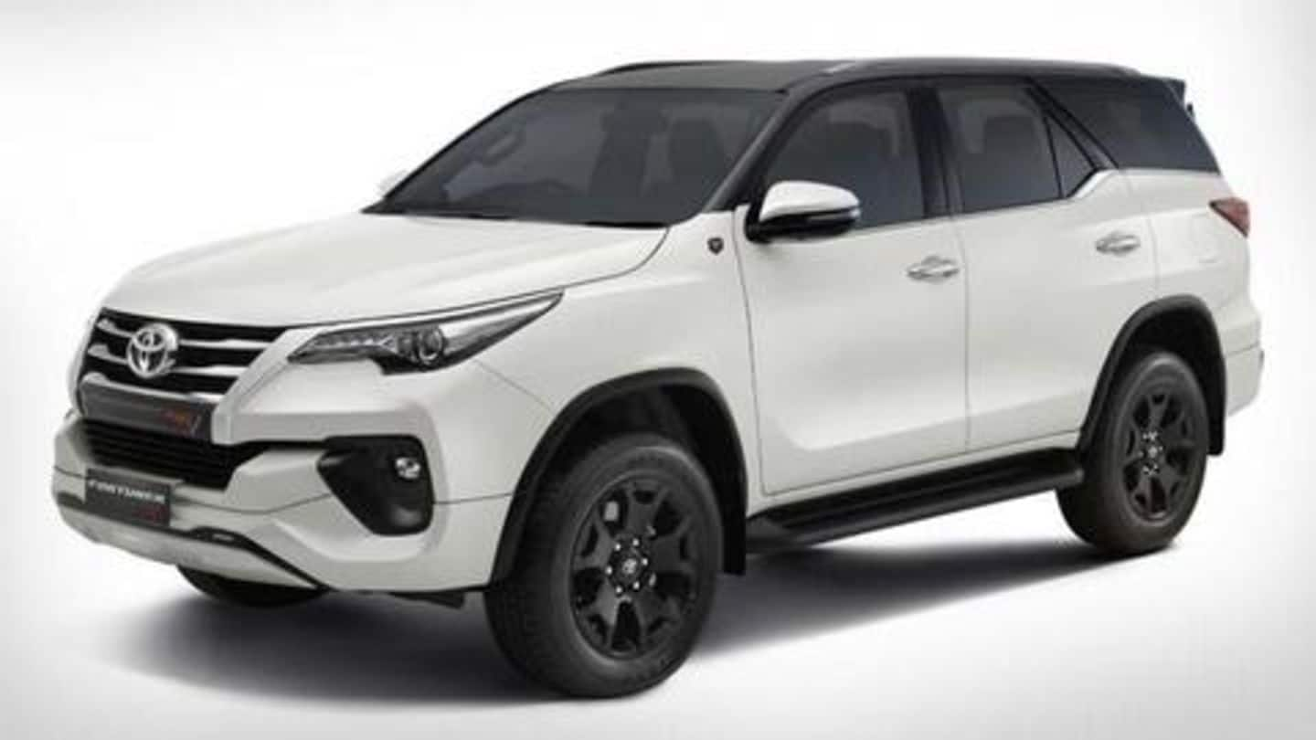 Toyota launches Fortuner TRD Celebratory edition at Rs. 33.85 lakh