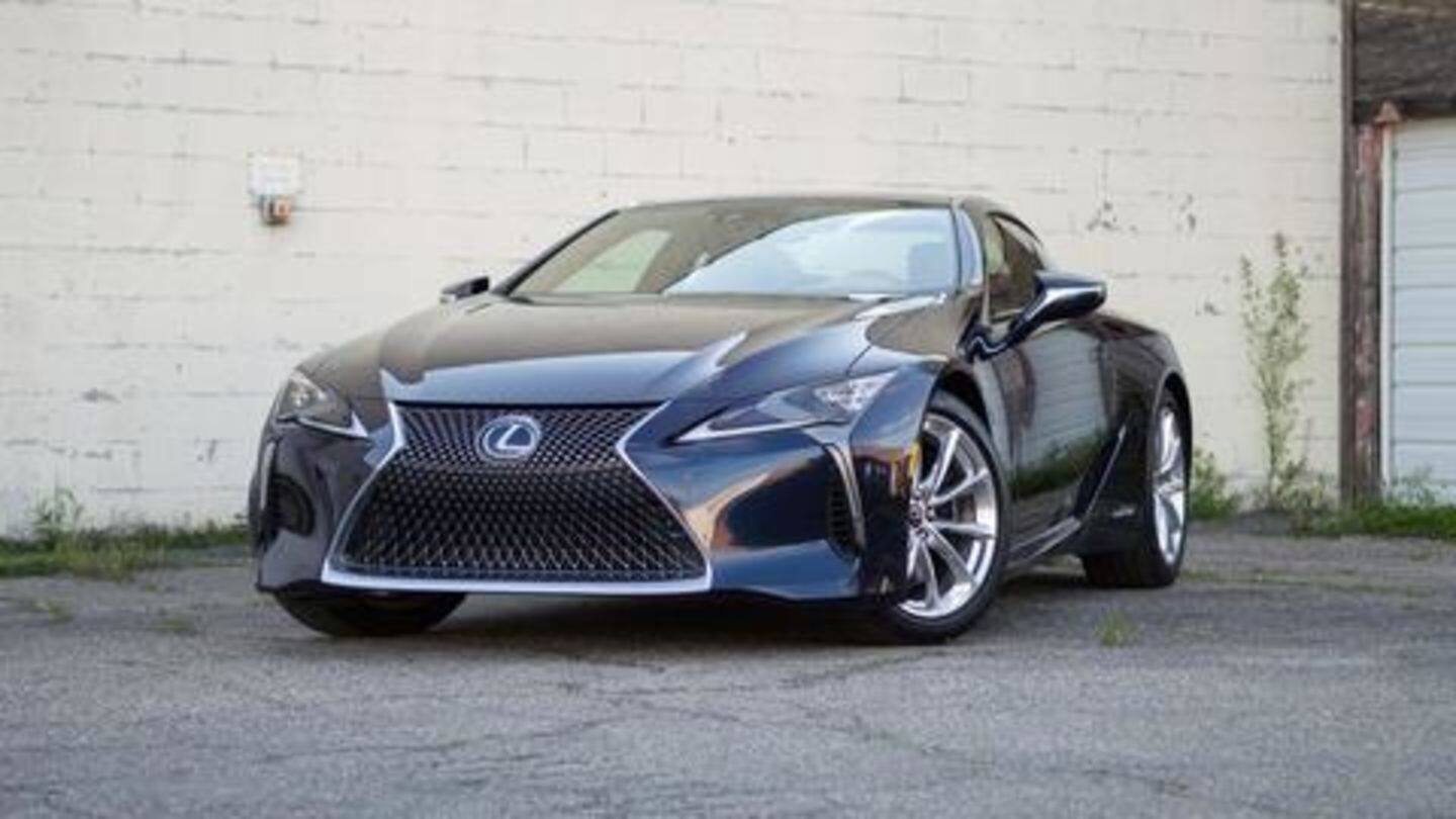 Lexus to launch LC 500h sports car on January 31