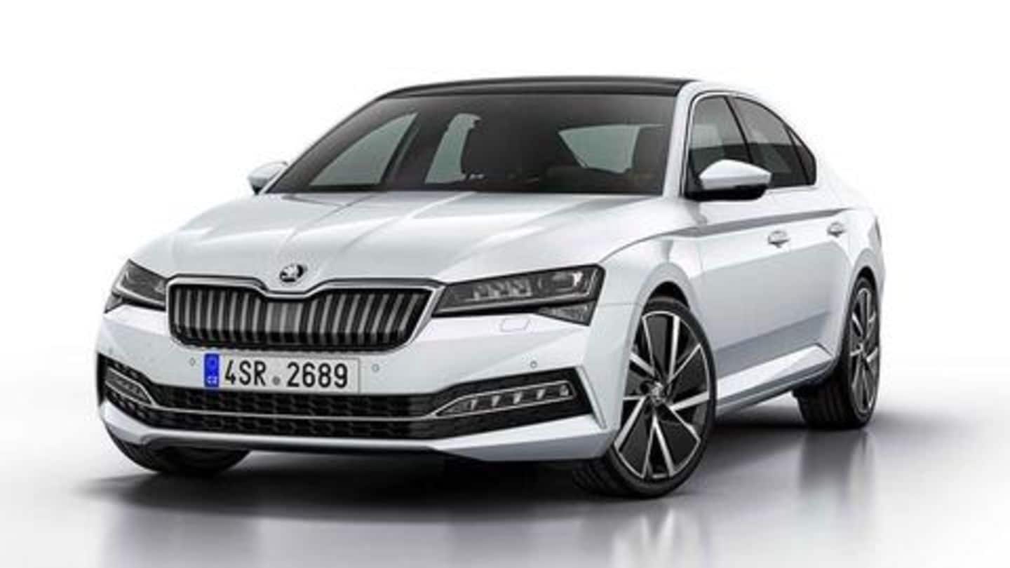 2020 Skoda Superb spotted testing in India, launch imminent