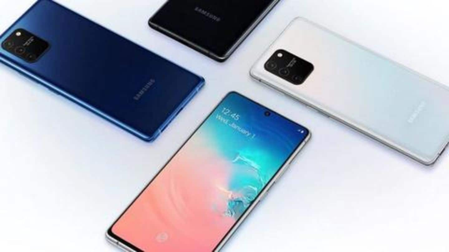 Samsung Galaxy S10 Lite launched in India at Rs. 40,000