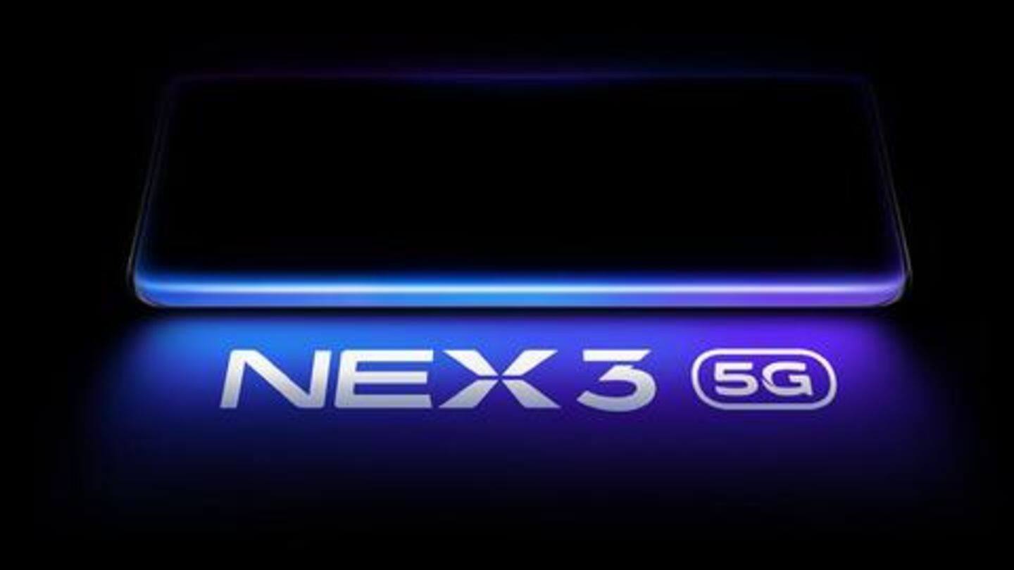 There is also a 5G variant of the Nex 3 There is also a 5G variant of the Nex 3