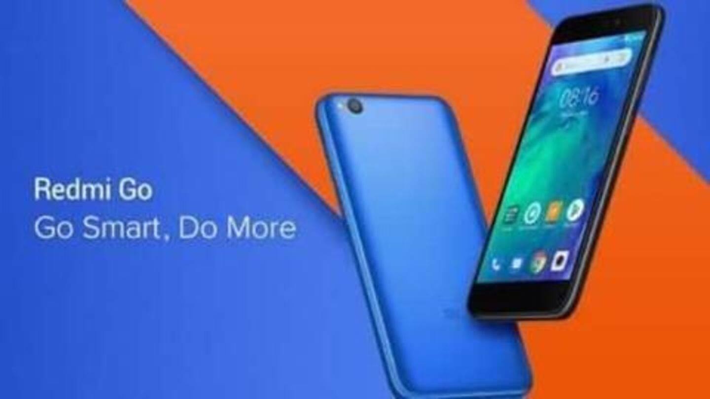 Redmi Go: Price starts at Rs. 4,499 Redmi Go: Price starts at Rs. 4,499