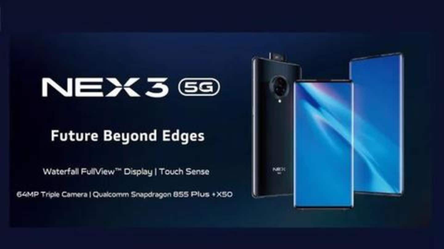 #FutureBeyondEdges: Vivo Nex 3, with 64MP triple camera, launched