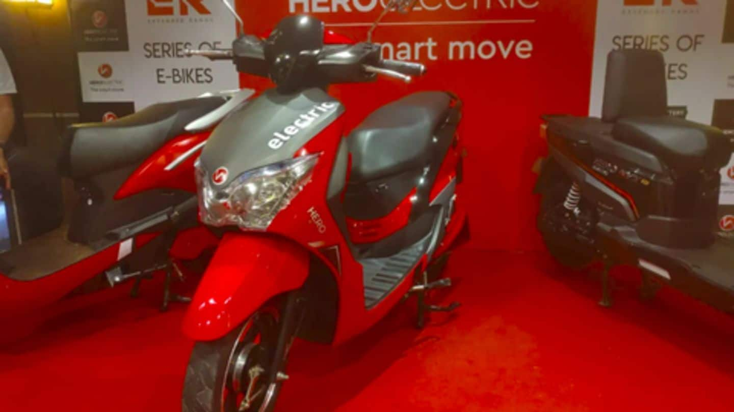 Hero Electric launches Dash e-scooter for Rs. 62,000