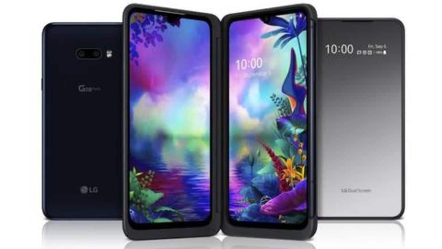LG G8X ThinQ, with dual-screen and 32MP selfie camera, launched