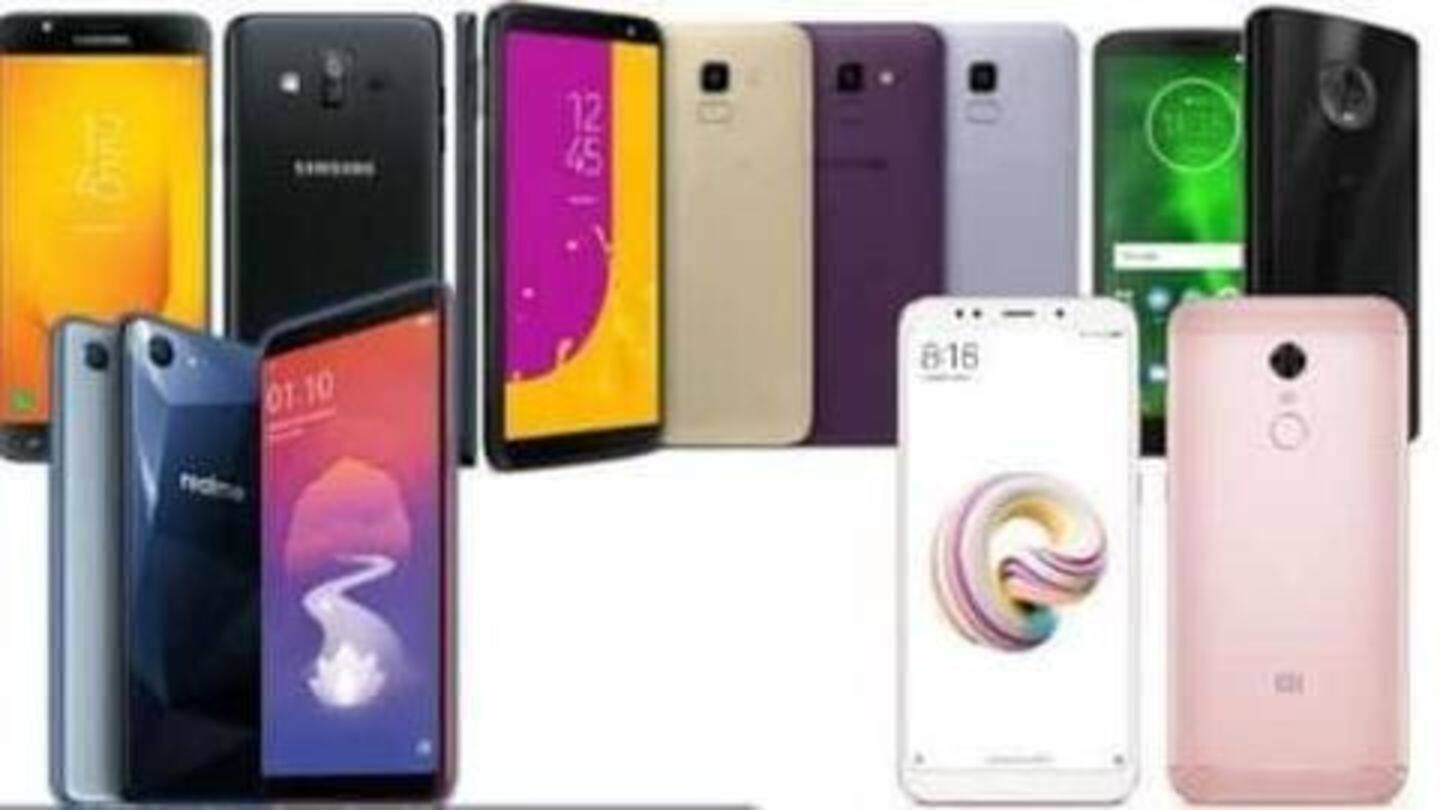 5 best budget range smartphones available in India