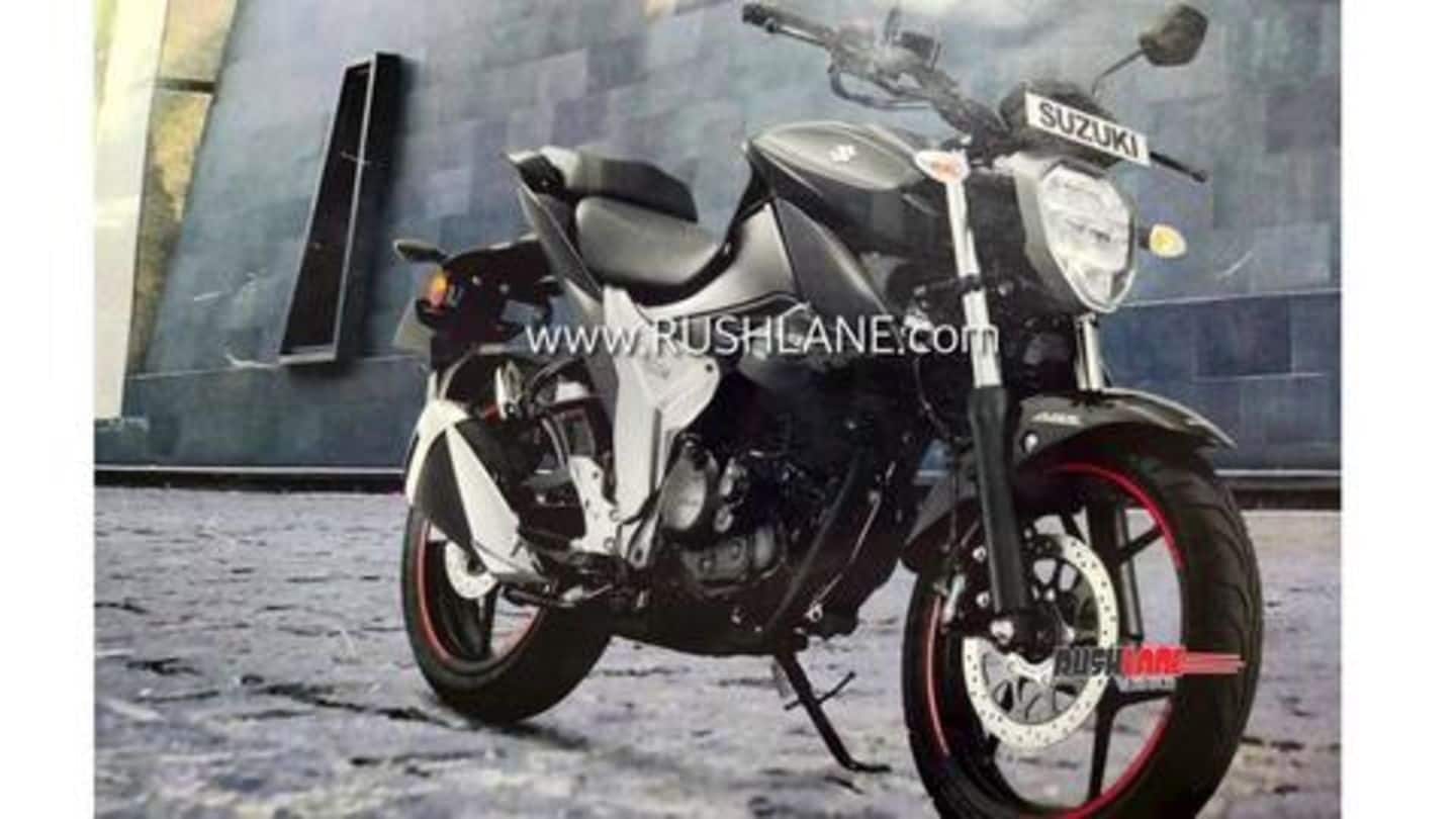 2019 Suzuki Gixxer images leaked, key specs revealed