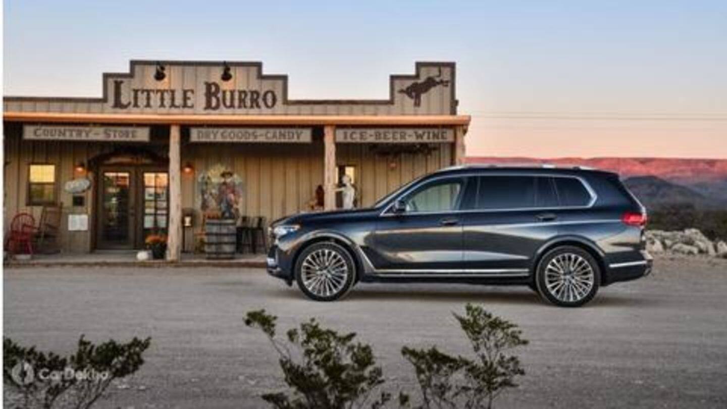 Here's a look at the BMW X7 Here's a look at the BMW X7
