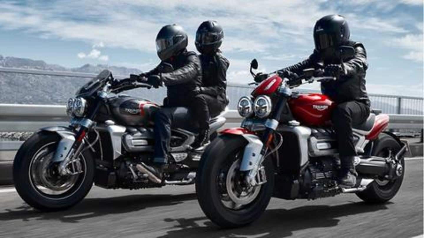 Triumph announces prices of new Rocket 3 motorcycles