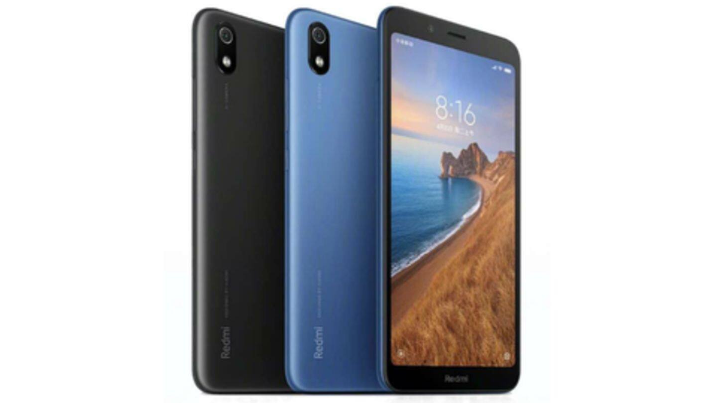 Redmi 7A with 4,000mAh battery goes official in China