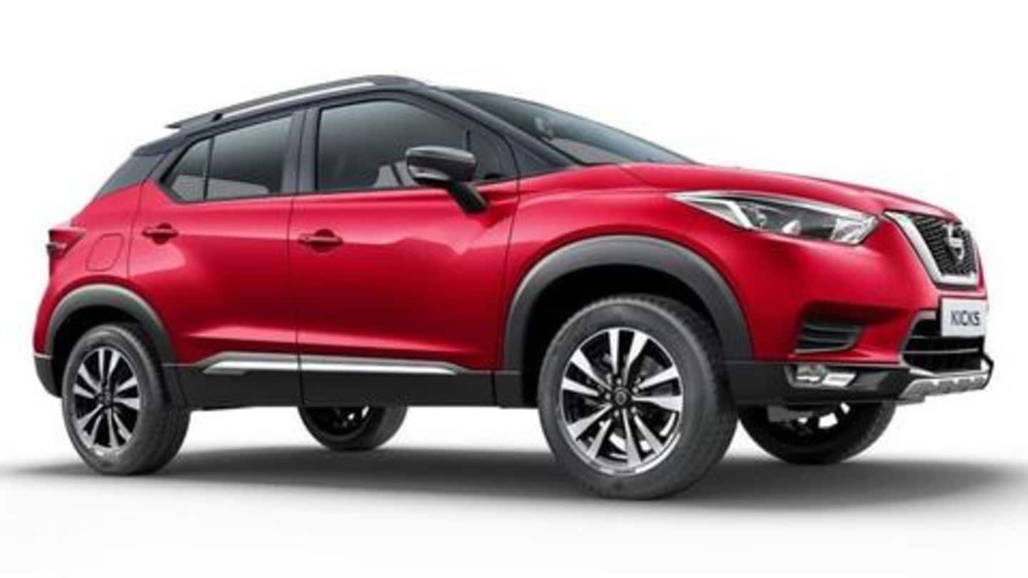 Nissan Kicks XE launched in India for Rs. 9.89 lakh