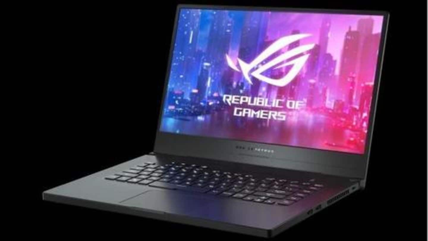 ASUS Zephyrus G gaming laptop launched for Rs. 1 lakh