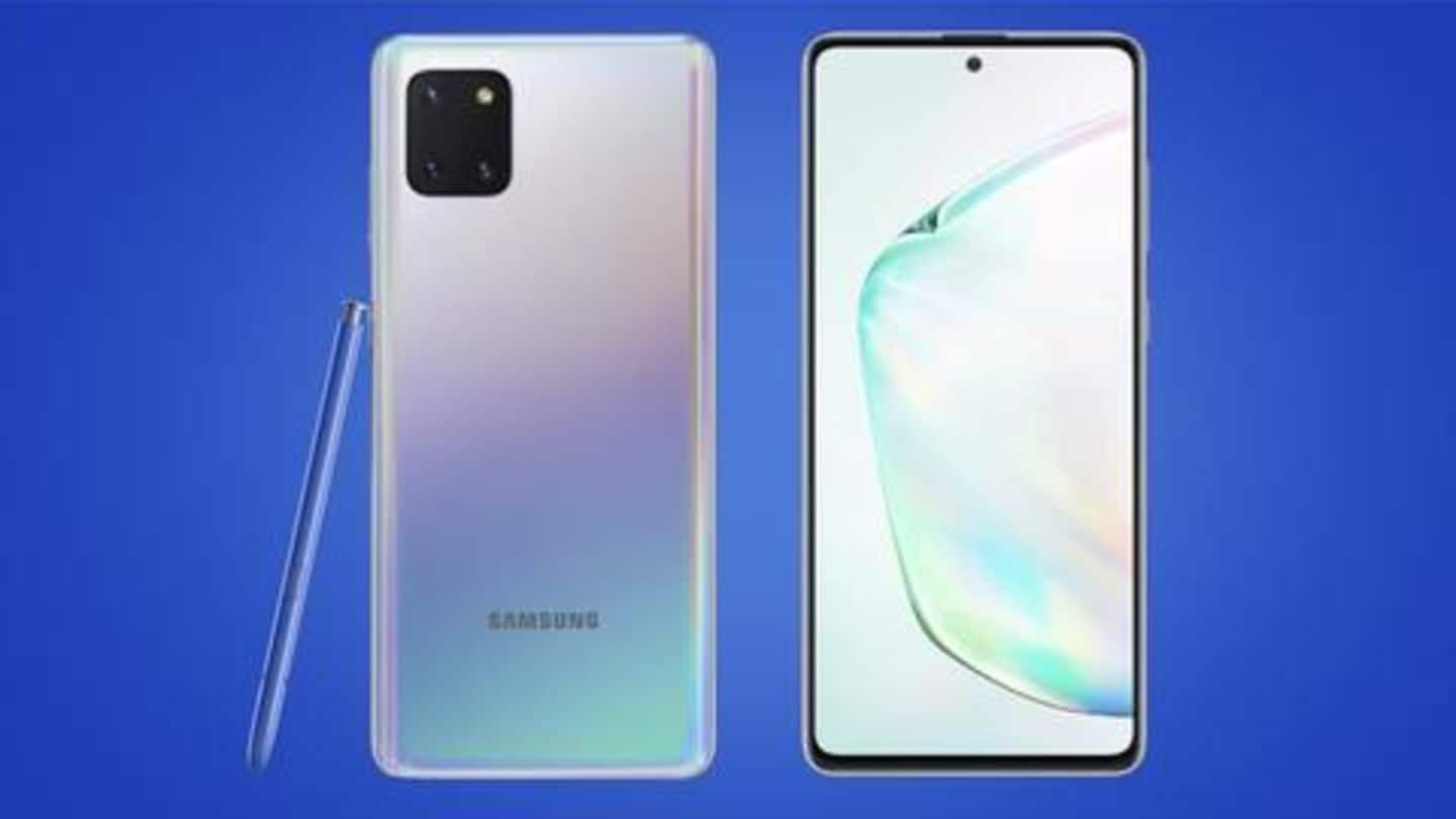 Samsung Galaxy Note 10 Lite: At a glance Samsung Galaxy Note 10 Lite: At a glance