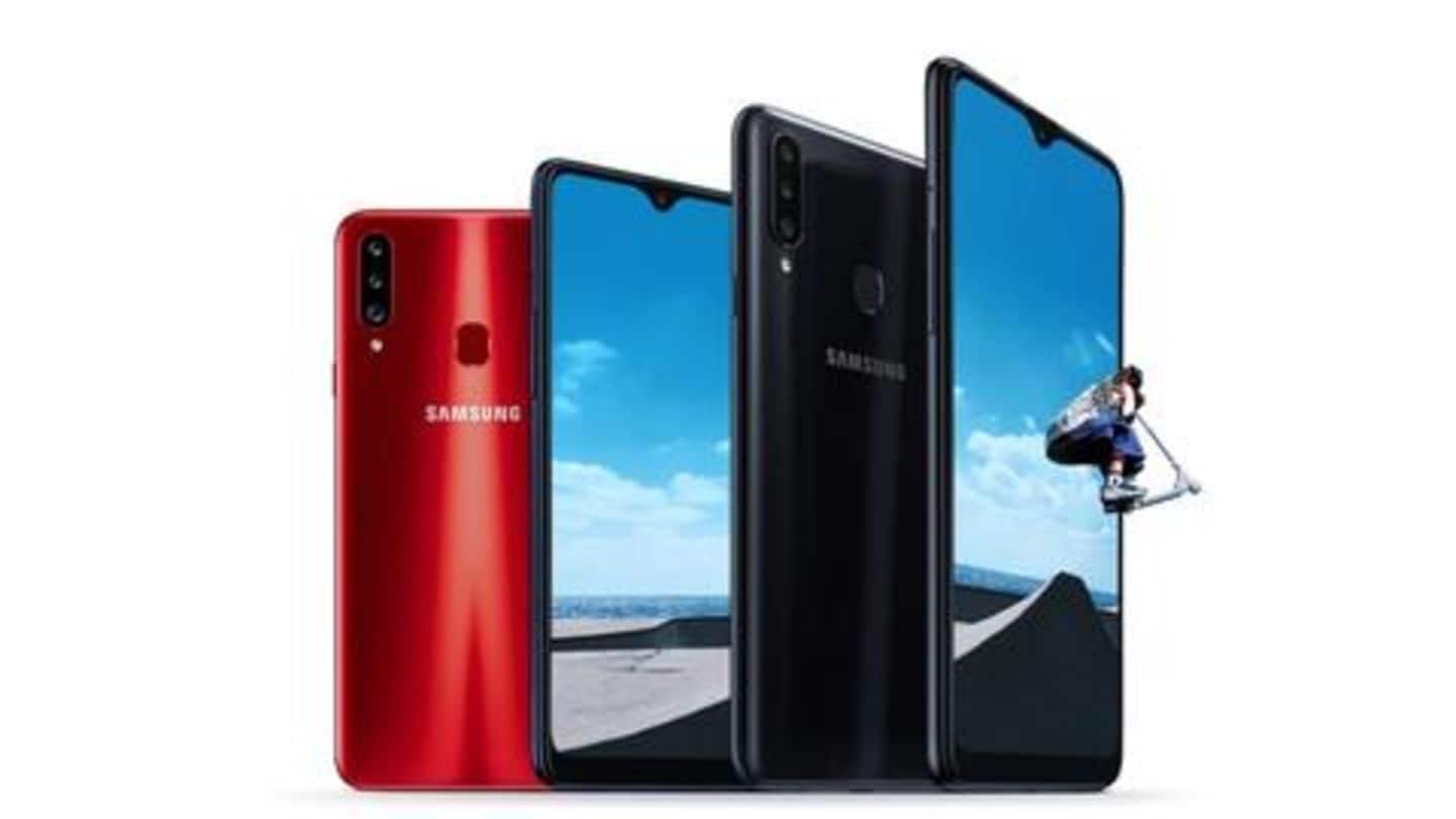 Samsung Galaxy A20s, with triple rear cameras, goes official