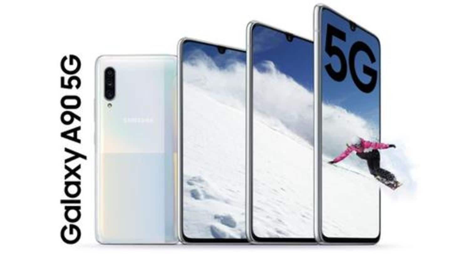 Samsung Galaxy A90 5G, featuring 48MP camera, announced