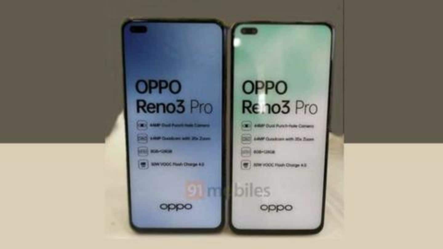 India-specific OPPO Reno 3 Pro spotted, key specifications revealed
