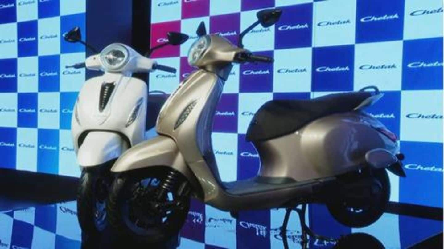 Bajaj Auto launches its iconic Chetak scooter in all-electric avatar