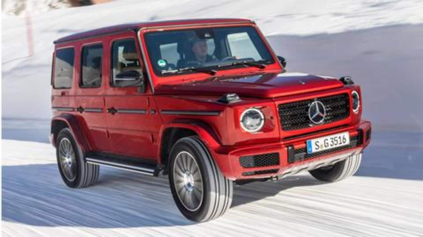 Mercedes-Benz G 350 d SUV launched at Rs. 1.5 crore