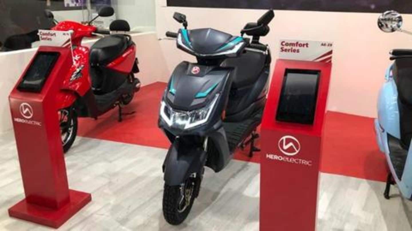 Auto Expo 2020: Hero Electric AE-29 e-scooter unveiled