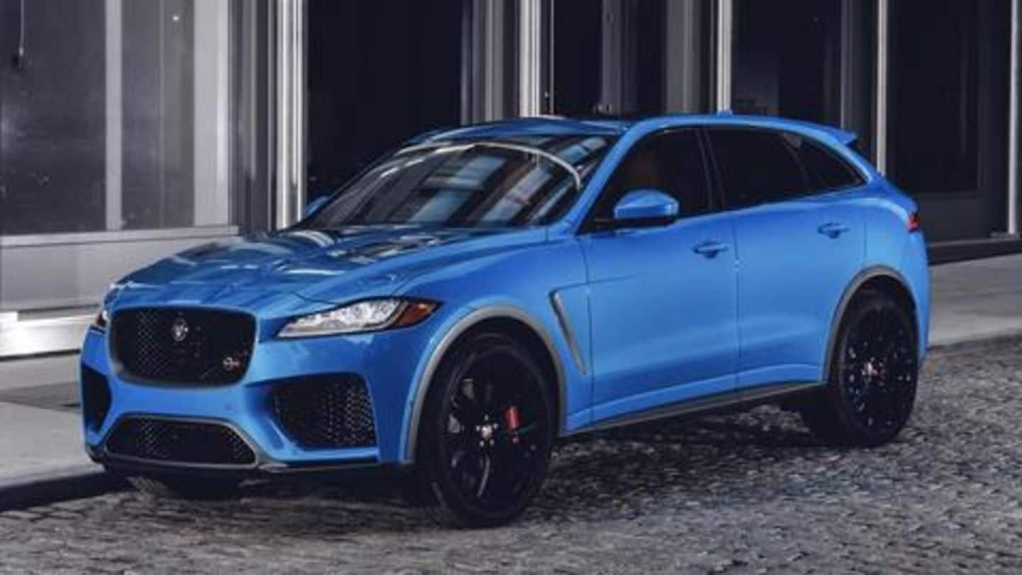 Jaguar F Pace Svr Facelift Spotted Testing What Has Changed Newsbytes