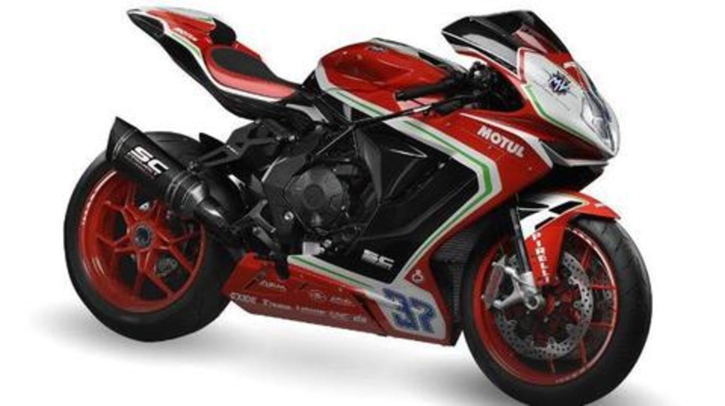 MV Agusta F3 800 RC launched at Rs. 22 lakh