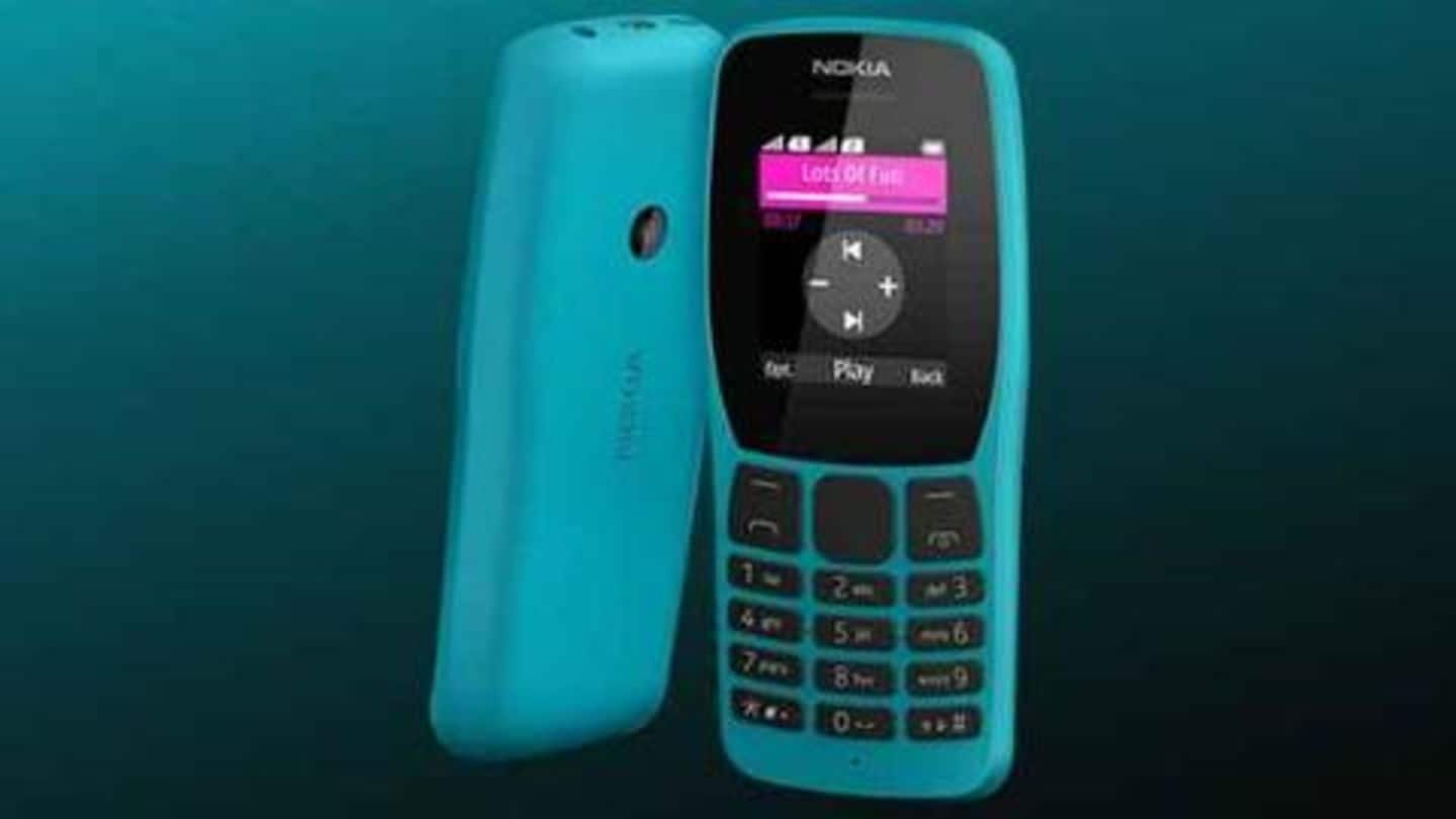 HMD Global launches Nokia 110 feature phone at Rs. 1,600