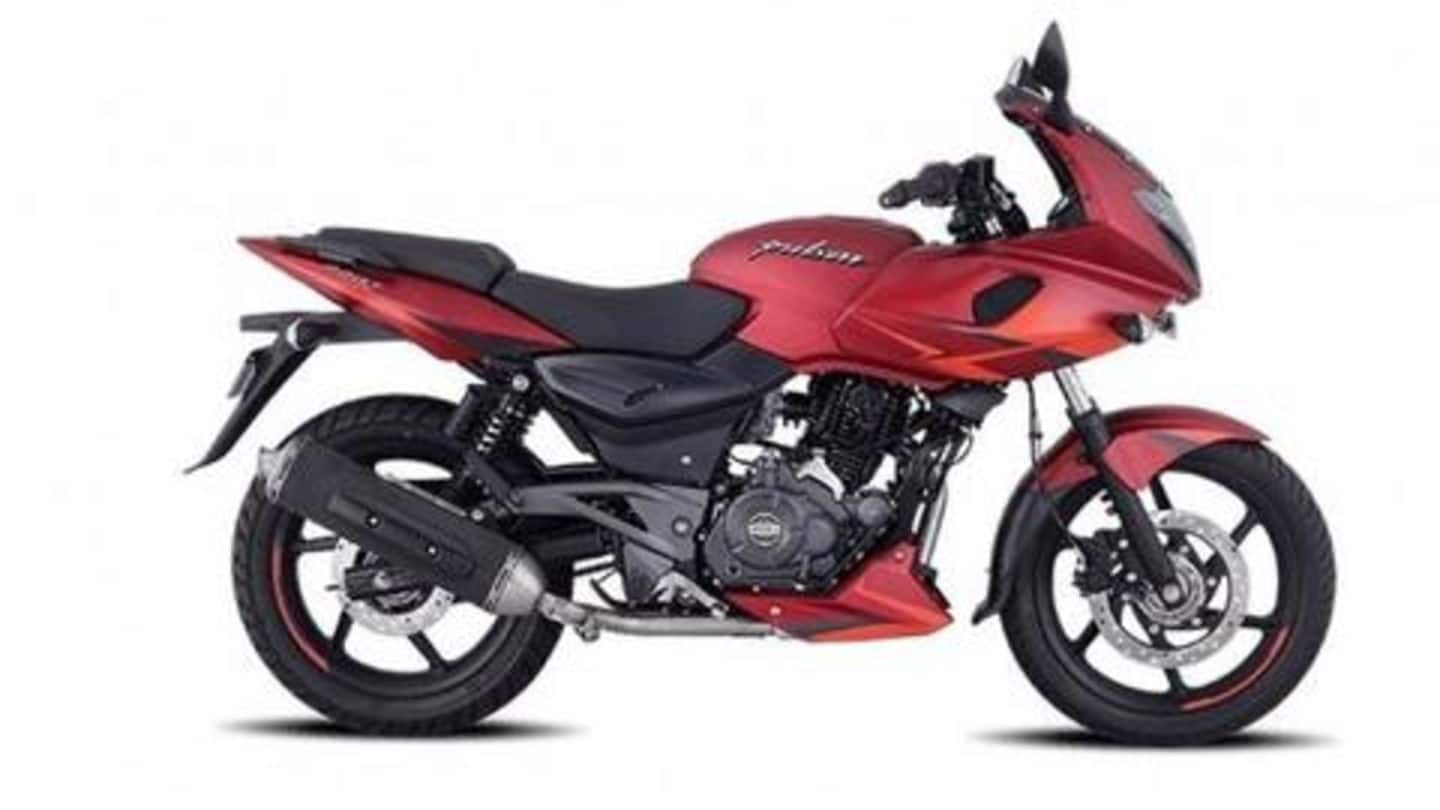 Bajaj Pulsar 220F gets a new Volcano Red color option