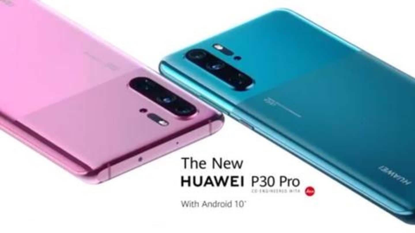Huawei launches P30 Pro with dual-tone colors and Android 10