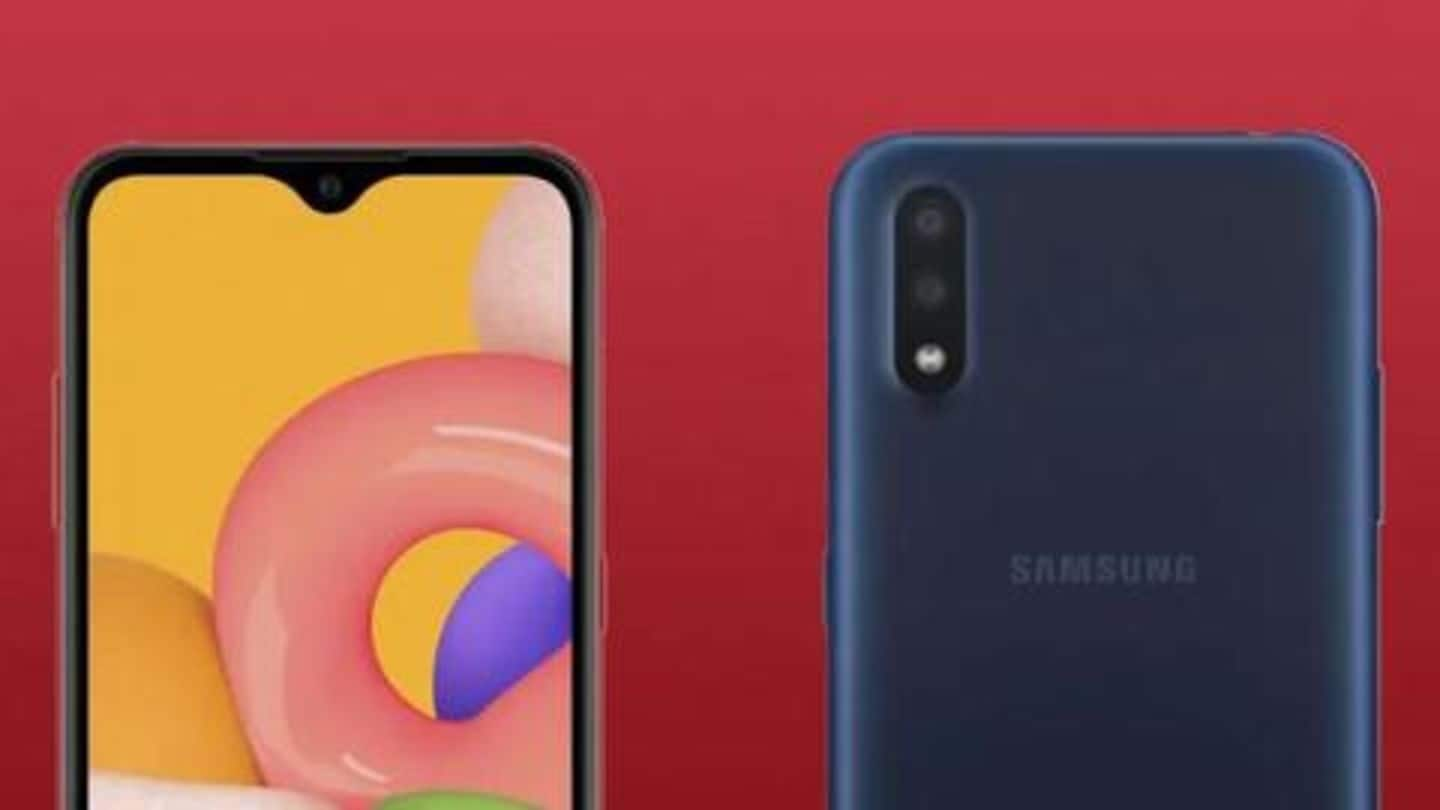 Samsung announces entry-level Galaxy A01 with dual cameras