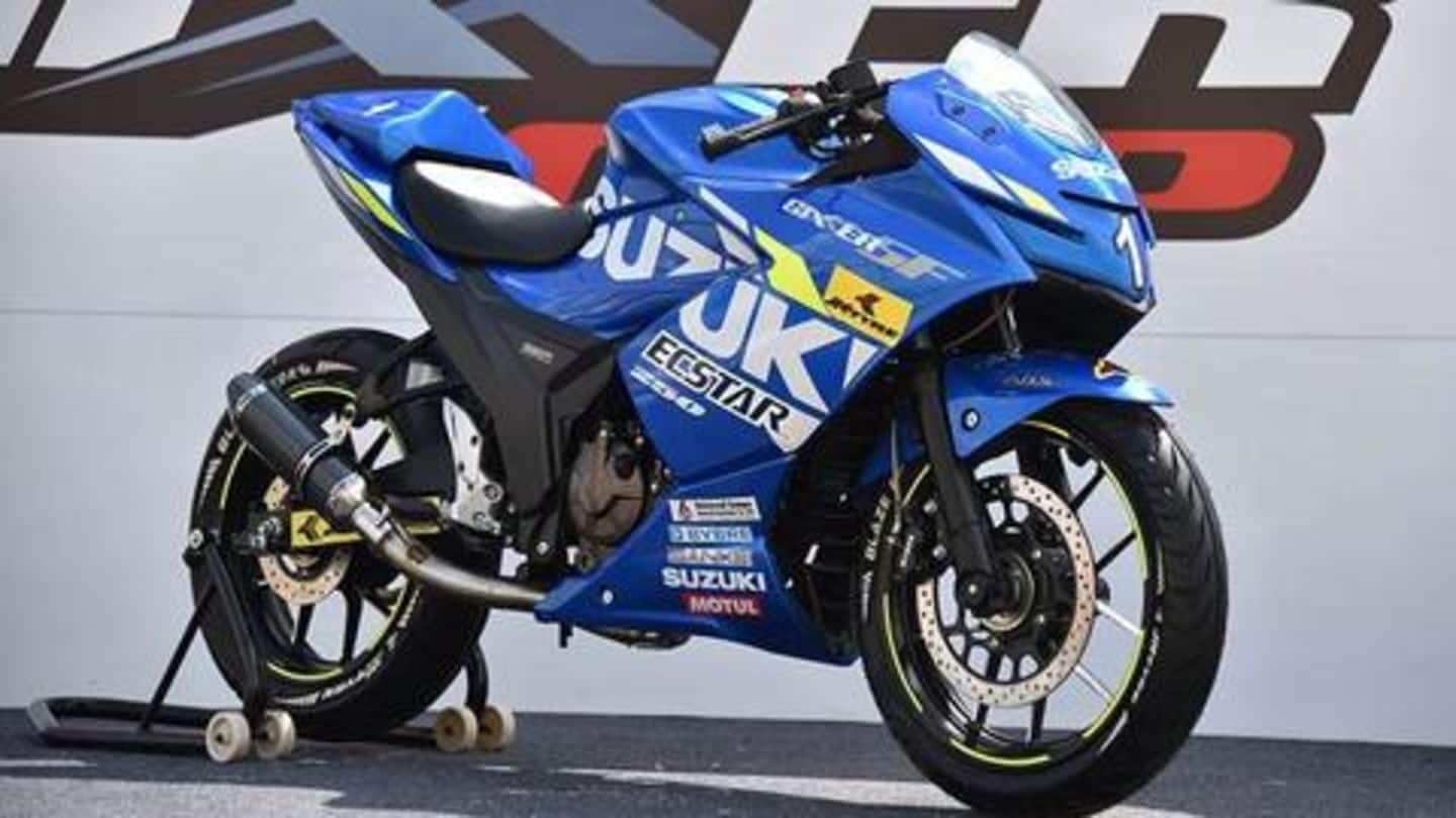 Suzuki unveils a track-only MotoGP edition of Gixxer SF 250