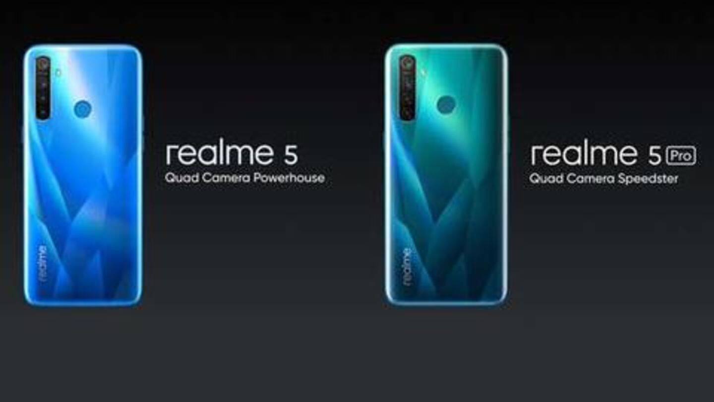 Realme 5 Pro, Realme 5 launched in India: Details here