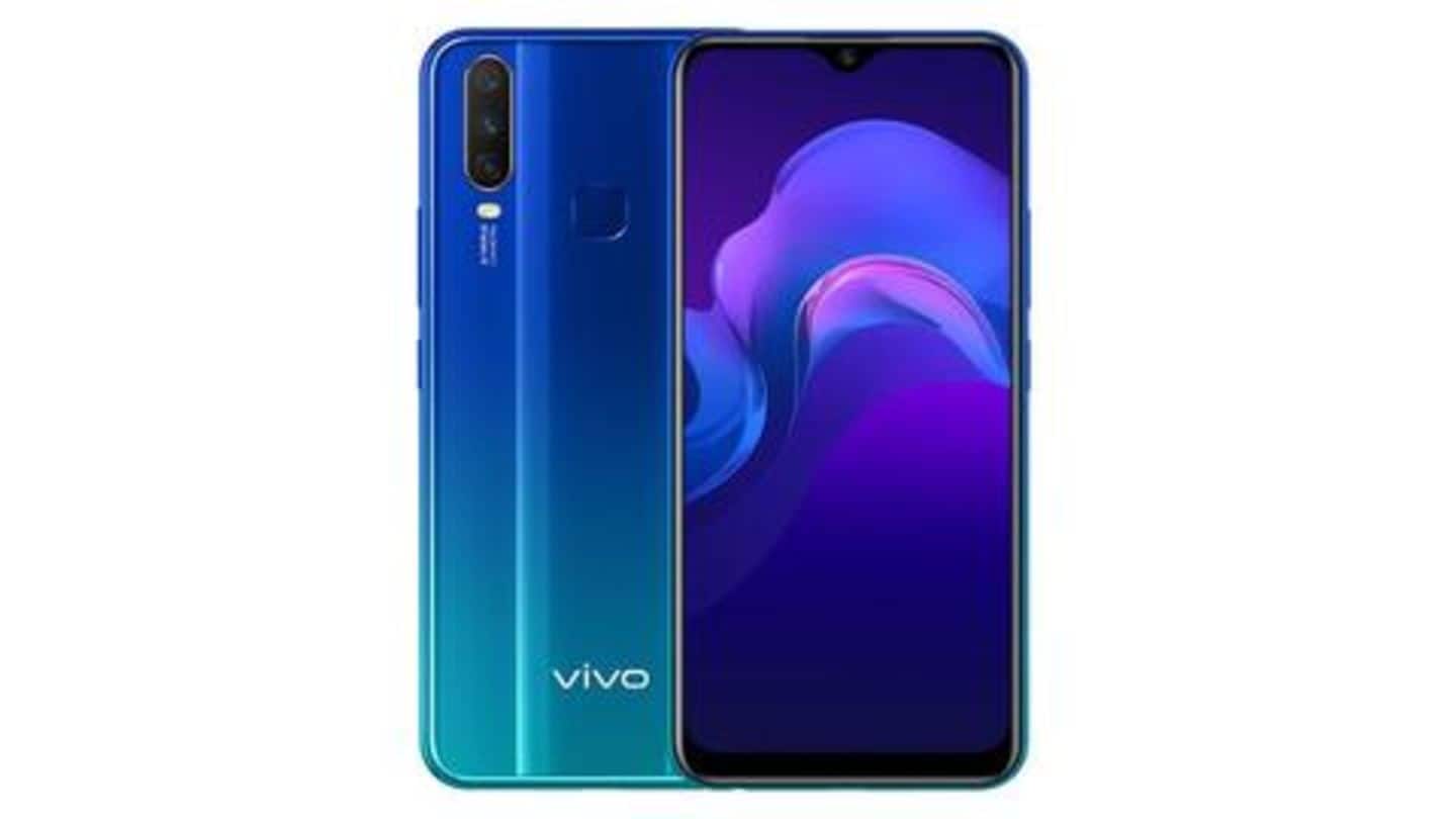 Vivo Y12 with 5,000mAh battery launched at Rs. 12,000
