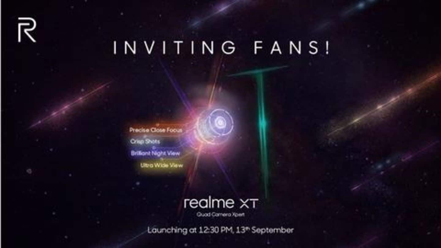 Realme XT, with 64MP camera, to be launched next week