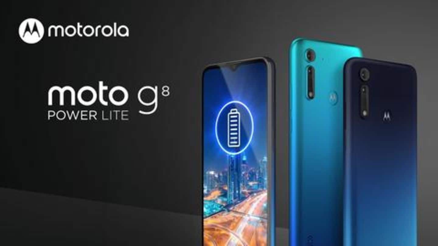 Moto G8 Power Lite, featuring 5,000mAh battery, triple cameras, launched