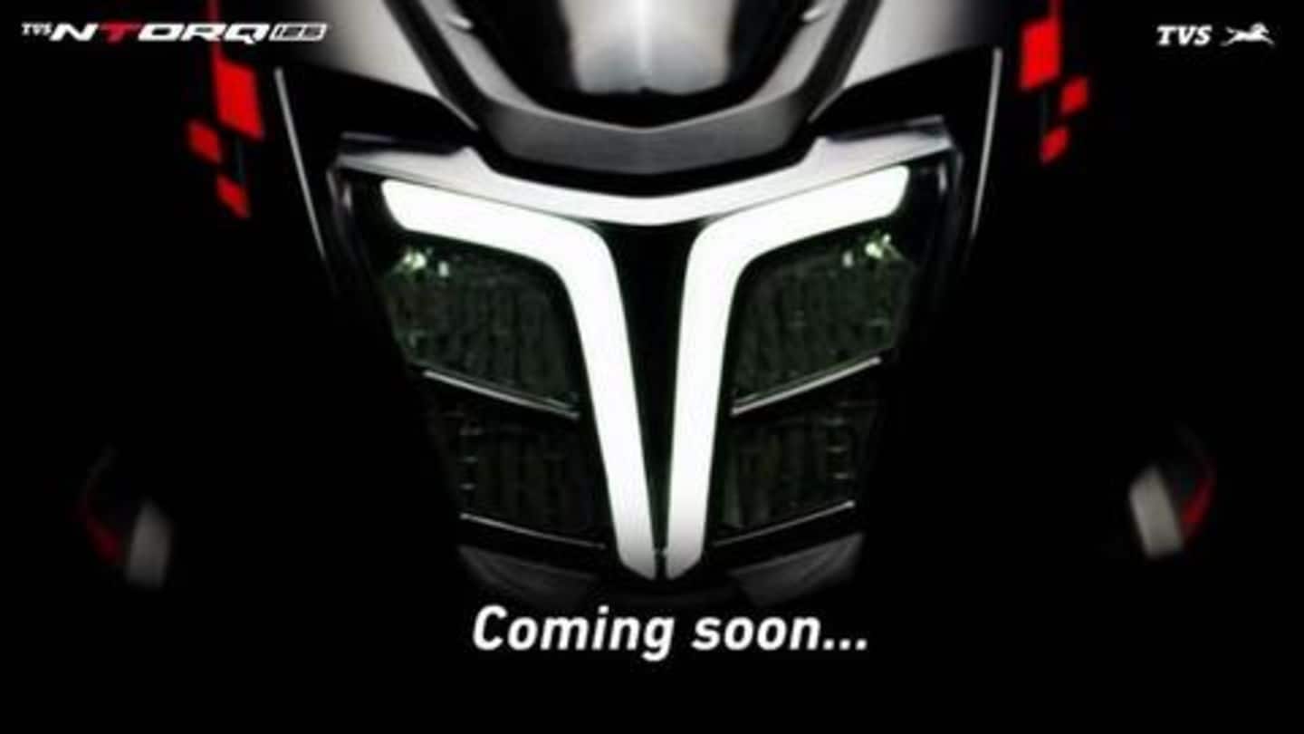 Ahead of launch, TVS teases next-generation NTorq 125 scooter