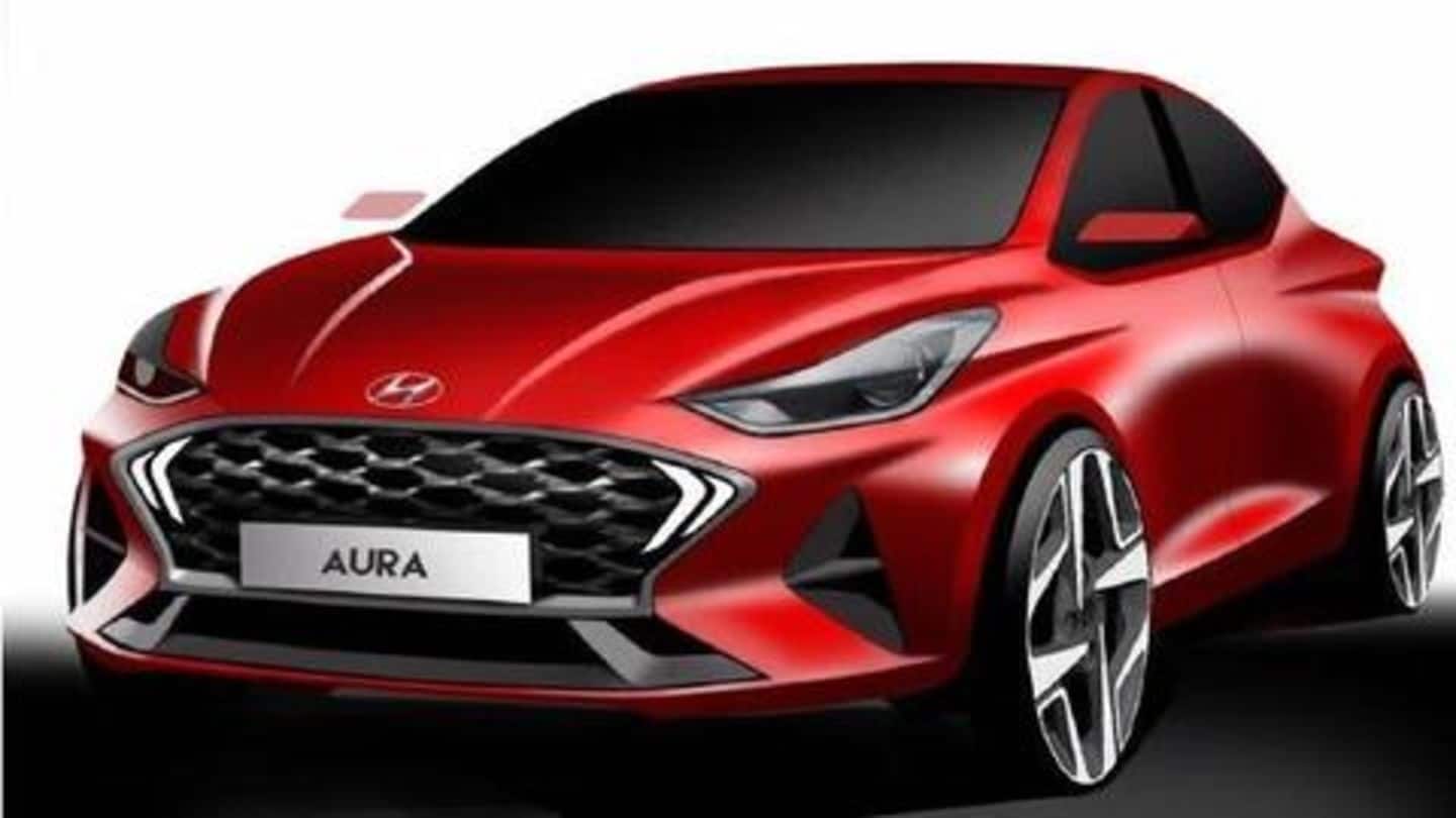 Here's how the Hyundai Aura will look like