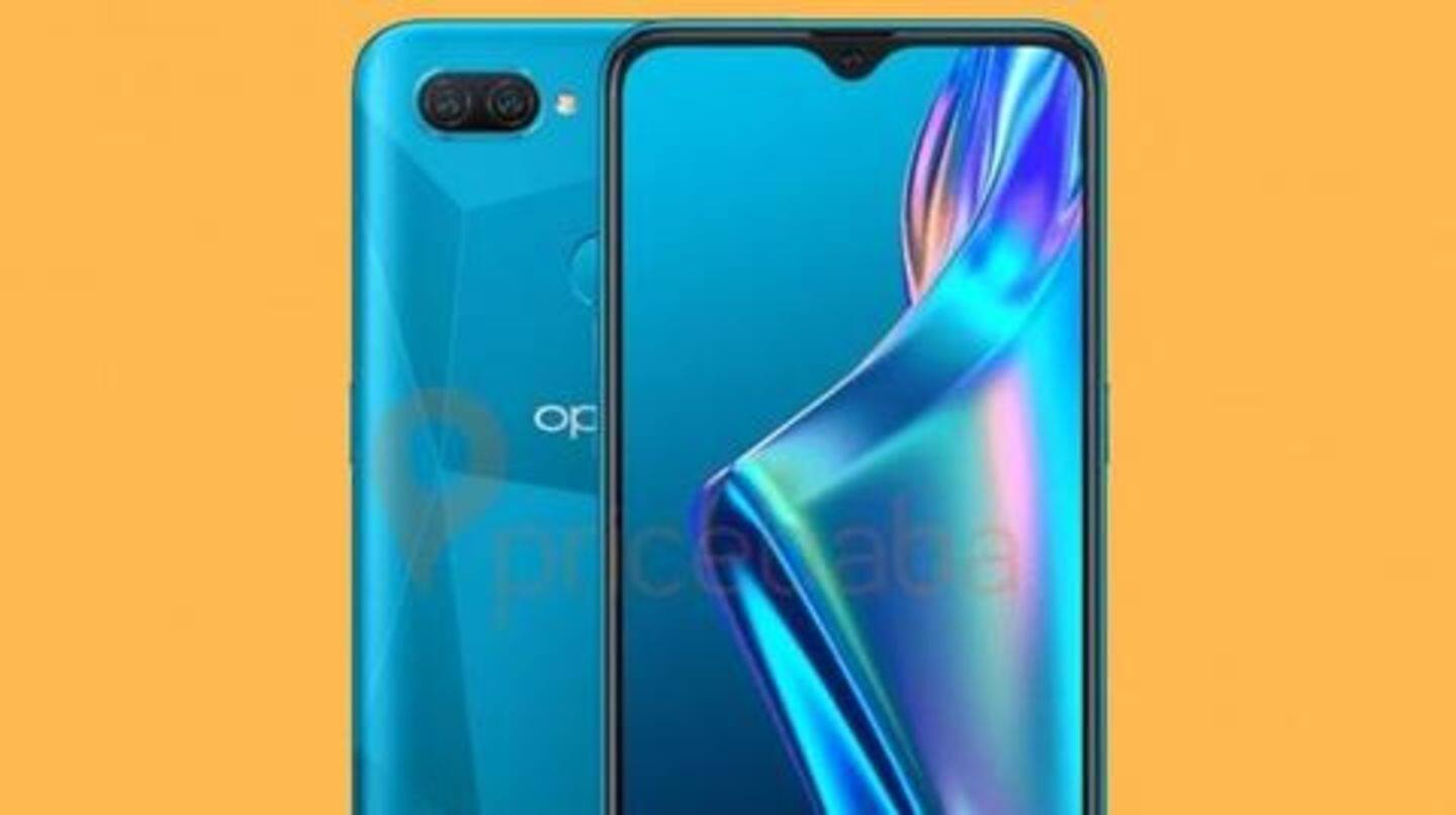 Here's how the OPPO A12 will look like