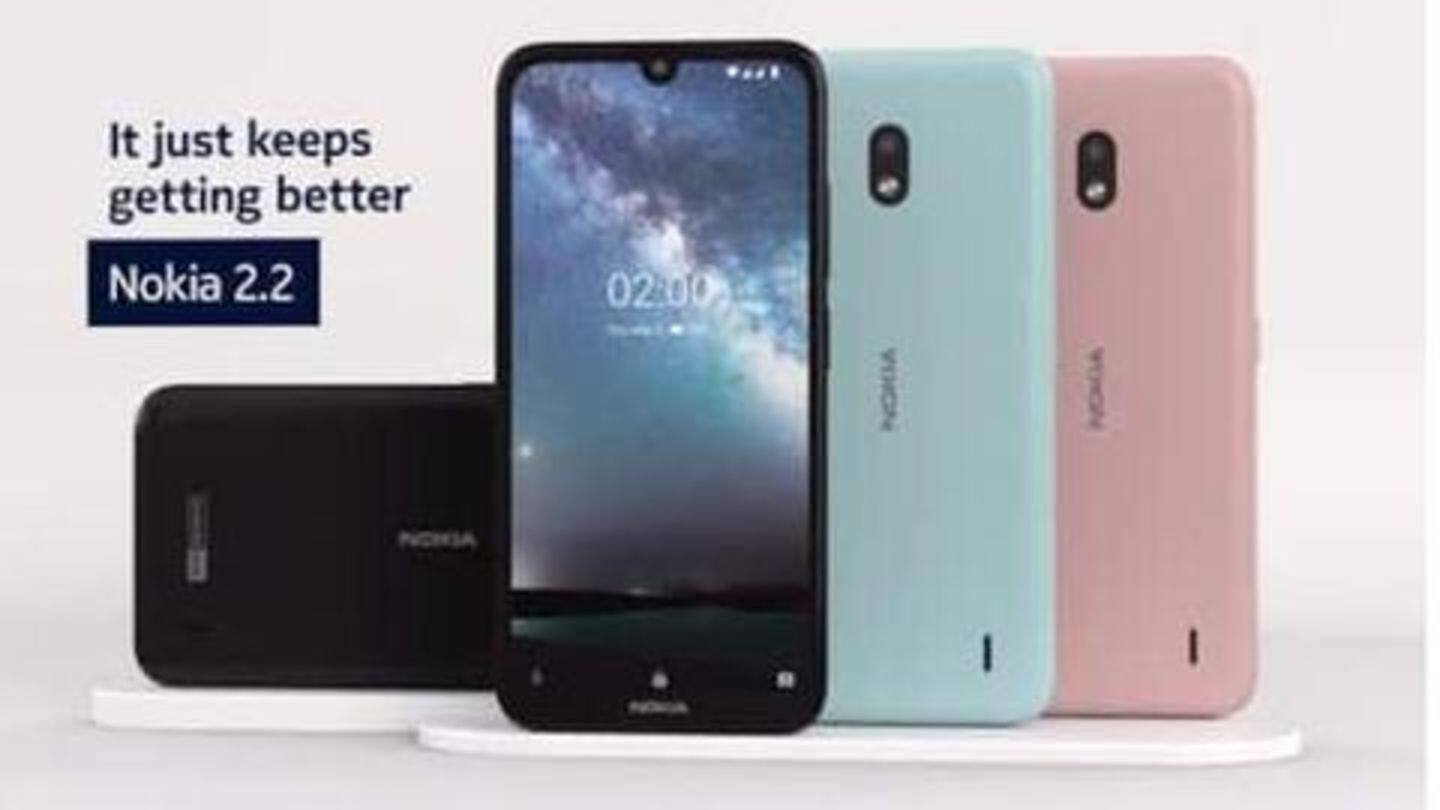Nokia 2.2: Price starts at Rs. 7,999 Nokia 2.2: Price starts at Rs. 7,999