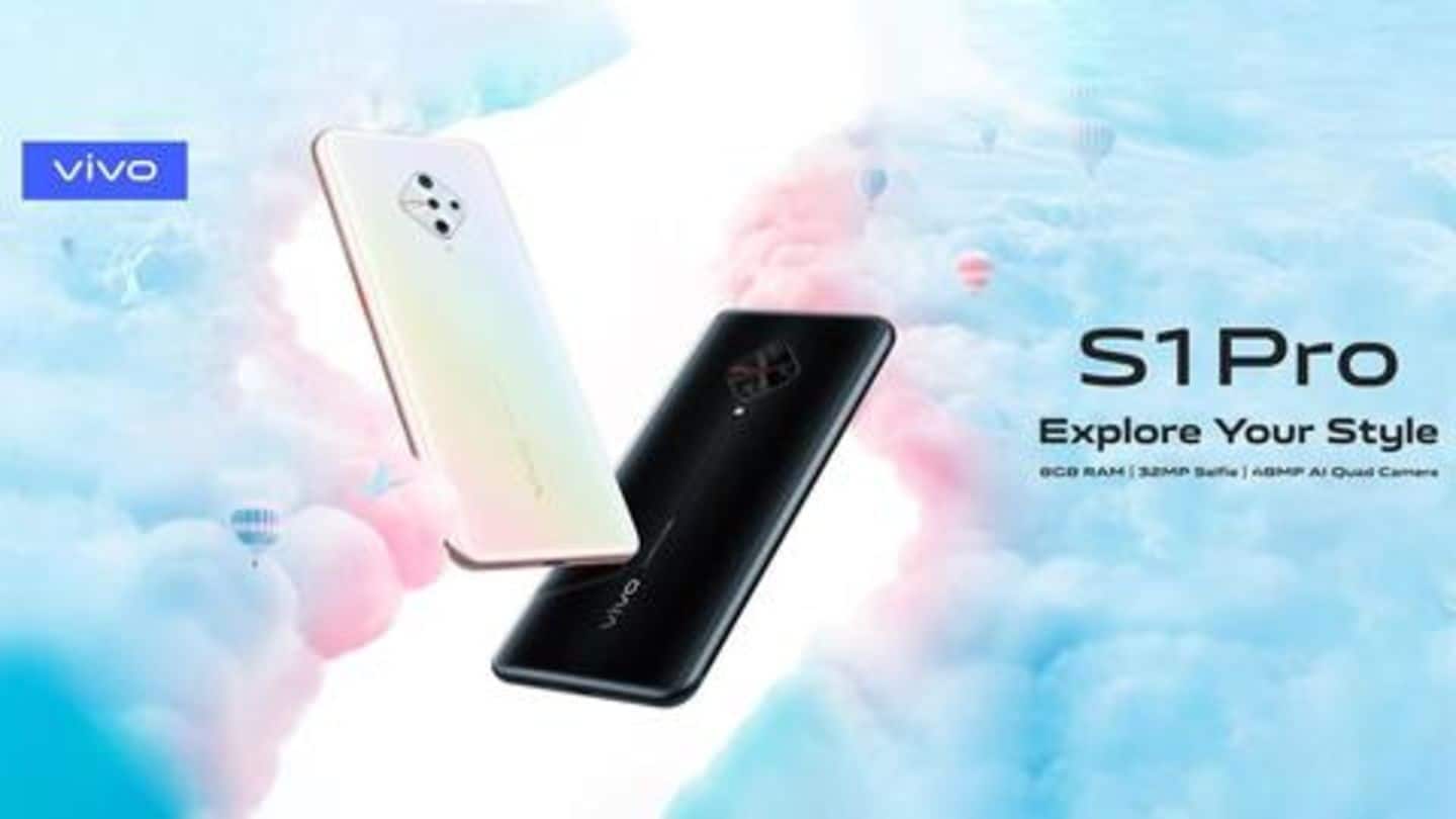 Vivo S1 Pro, with 48MP main camera, launched in India