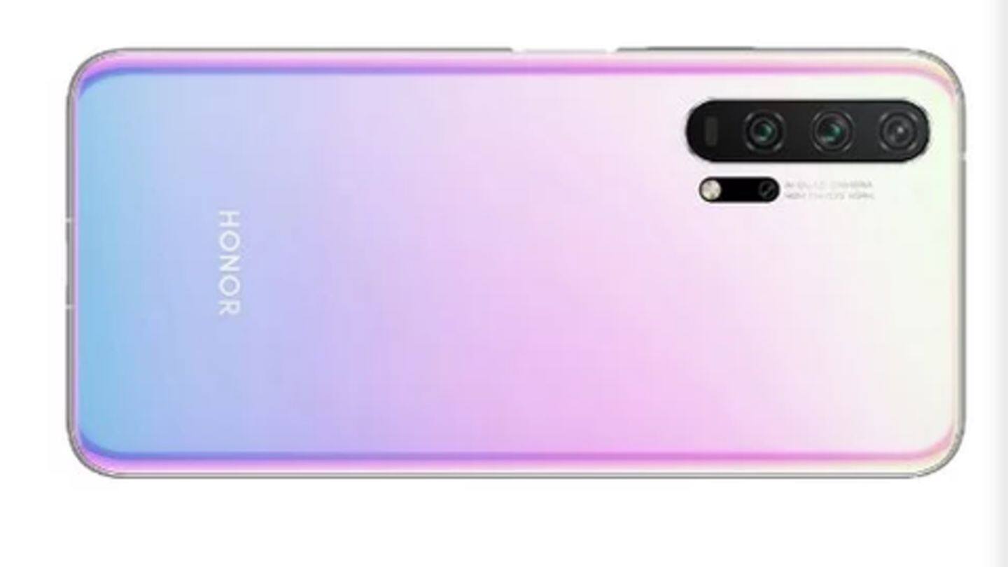 Honor 20 Pro gets Icelandic Illusion color option: Details here