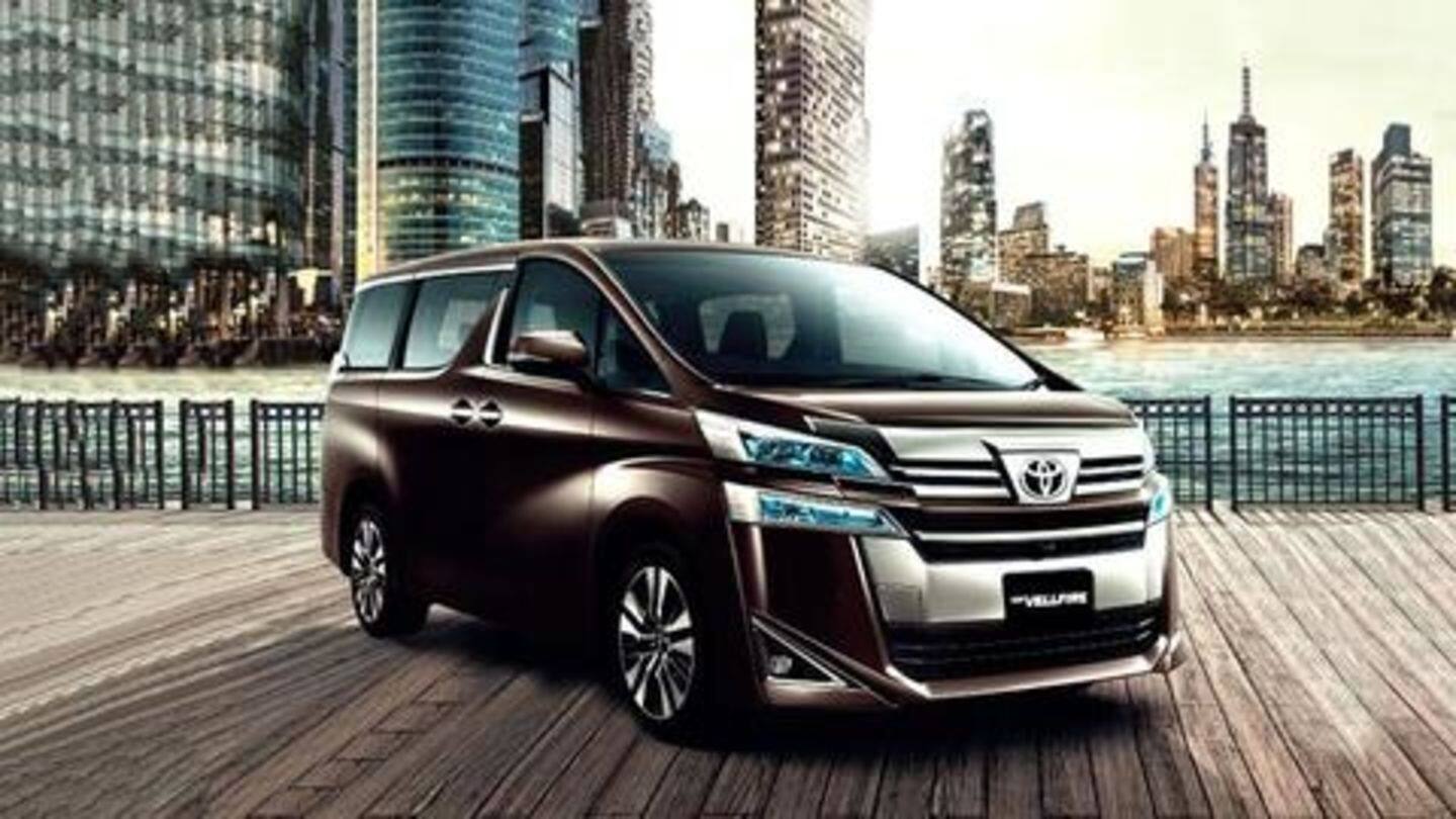 Toyota Vellfire MPV to be launched on February 26